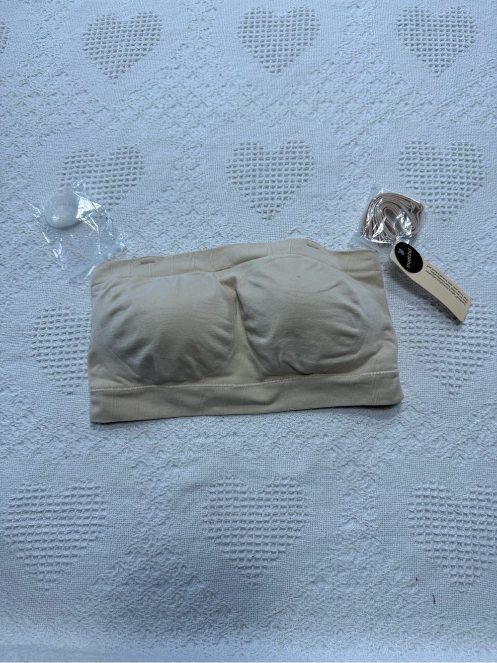 Truekind Nude Bandeau Strapless Bra (M)